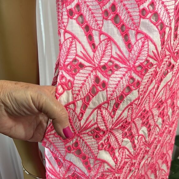 Crown & Ivy Neon Pink Sundress Size 12 NWT - Picture 7 of 10